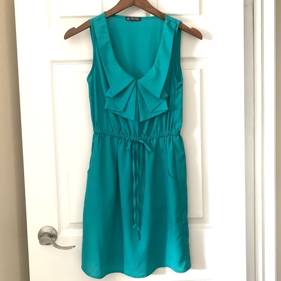 Bebop Teal Dress - Size S - Picture 1 of 6